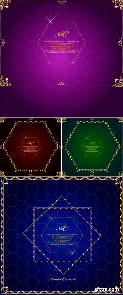 Gold Desing Elemetns, frames 3