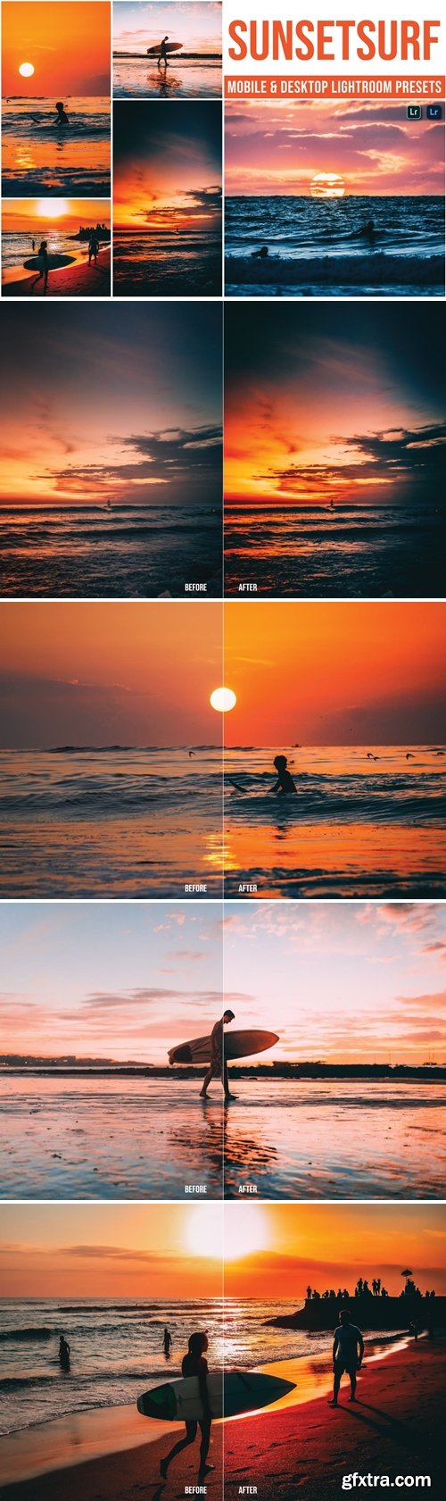 Sunsetsurf Mobile and Desktop Lightroom Presets