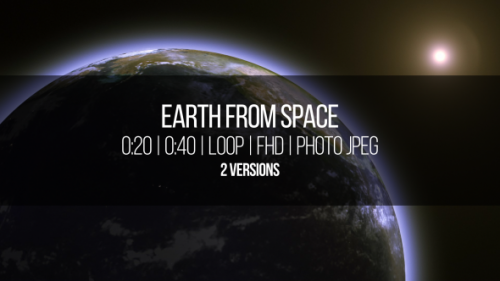 Videohive - Earth From Space - 21518466 - 21518466