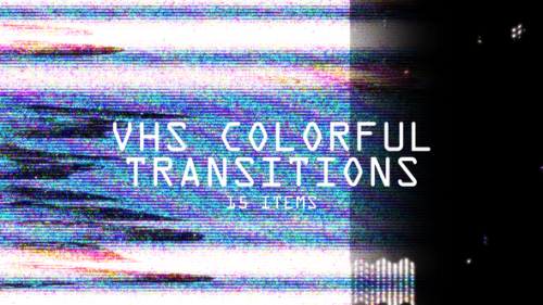 Videohive - VHS Colorful Transitions - 21897244 - 21897244