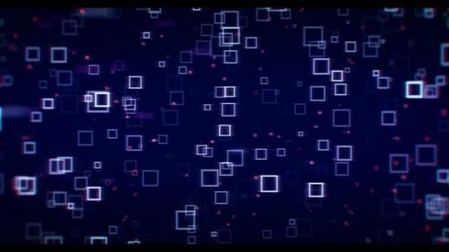 Videohive - Futuristic Flying Squares - 23682667 - 23682667