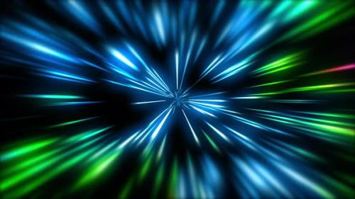 Videohive - Seamless loop 3D animation of light tunnel stage for your video backgrounds - 28781580 - 28781580