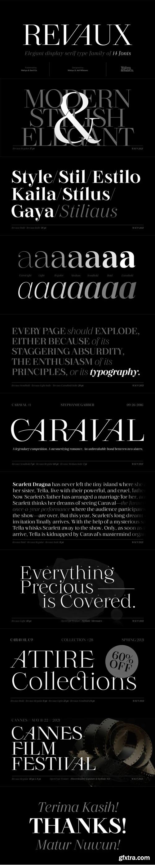 Revaux Font Family