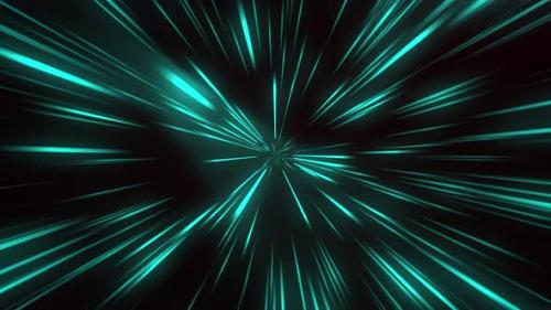 Videohive - Looped animation. Abstract stream of blue light tunnel. - 28781584 - 28781584