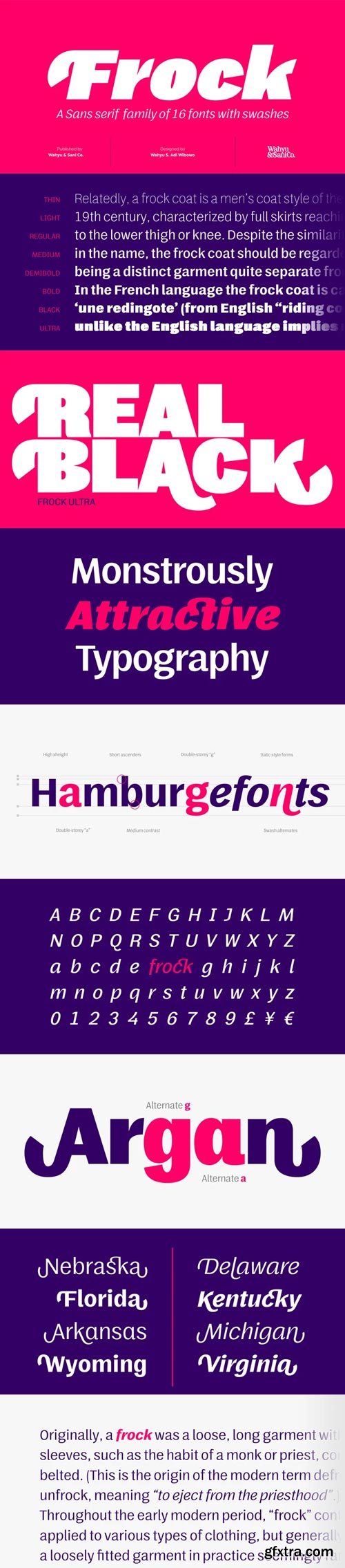 Frock Font Family