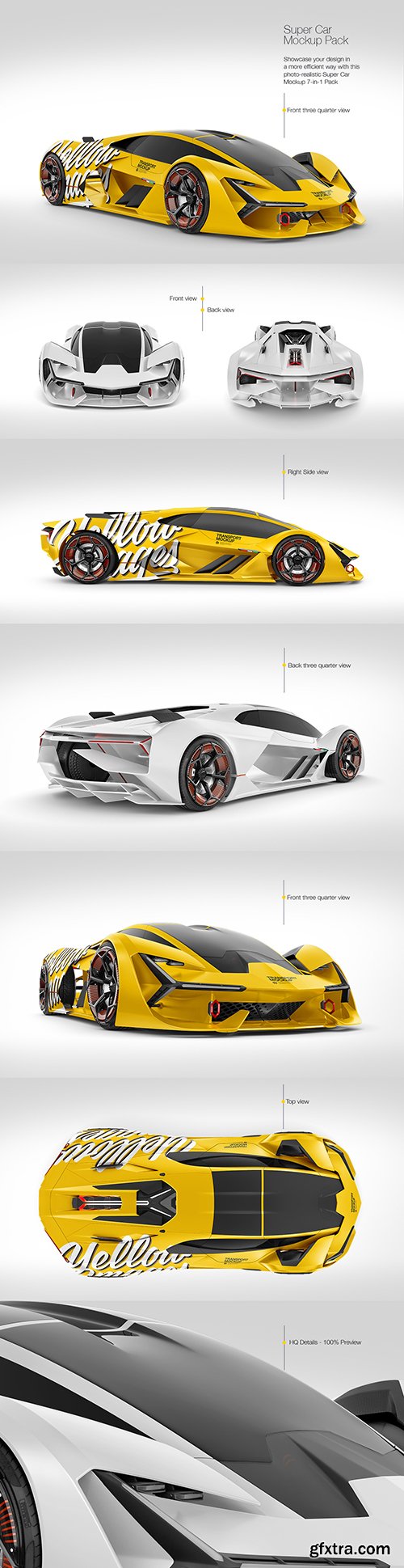 Super Car Mockup Pack 81881