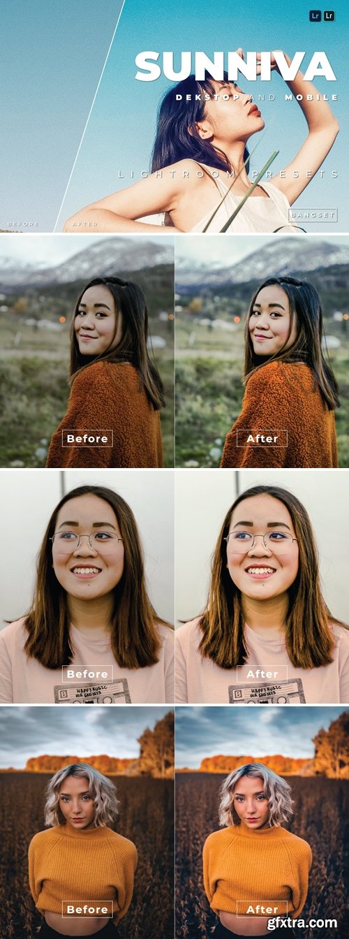 Sunniva Desktop and Mobile Lightroom Preset