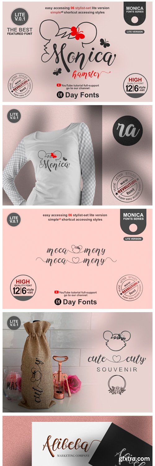 Monica Hamster Font