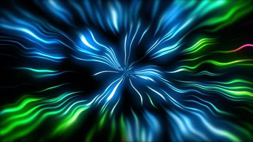 Videohive - 4K Abstract Background neon glow color moving seamless art loop background - 26121103 - 26121103