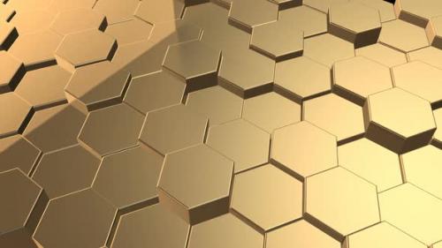 Videohive - Golden Plates Background - 32360972 - 32360972