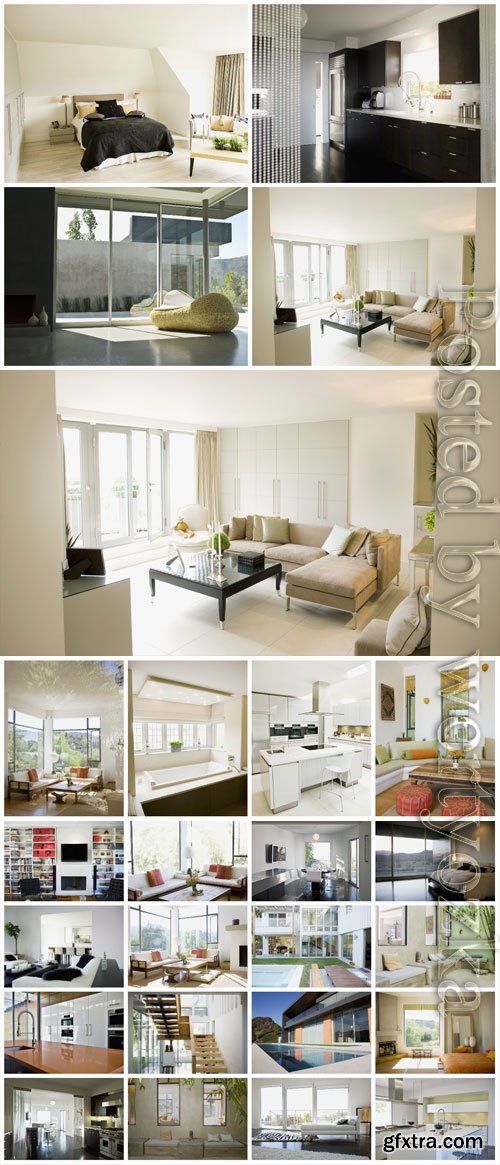 Interior in modern style stock photo