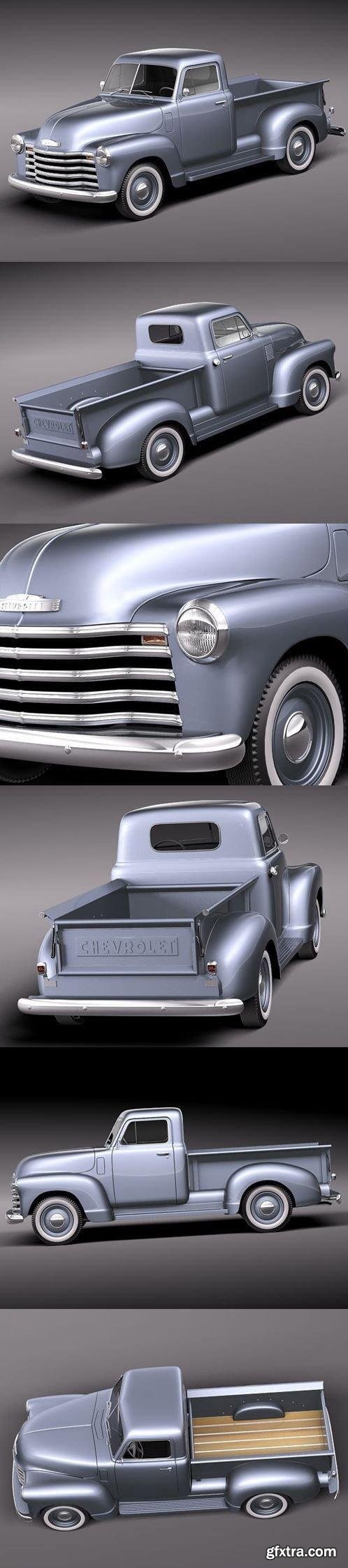 Chevrolet Pickup 1950 3D Model