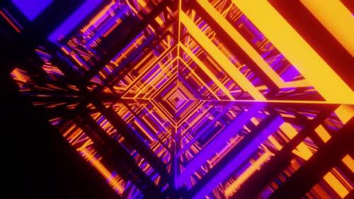 Videohive - Space Square Rotated Tunnel Vj Loop 4K - 32373264 - 32373264