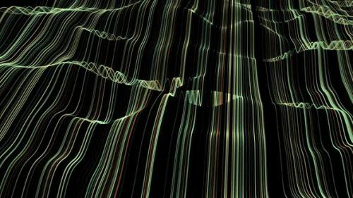 Videohive - Waves Of Lines - 32388645 - 32388645