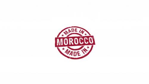 Videohive - Made in Morocco stamp and stamping isolated - 32405776 - 32405776