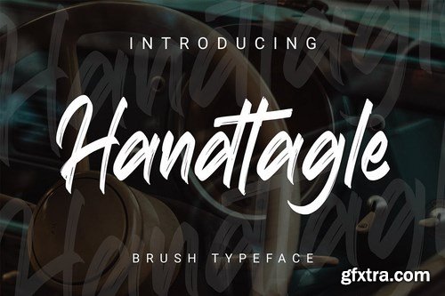 Handtagle - Handbrush Typeface