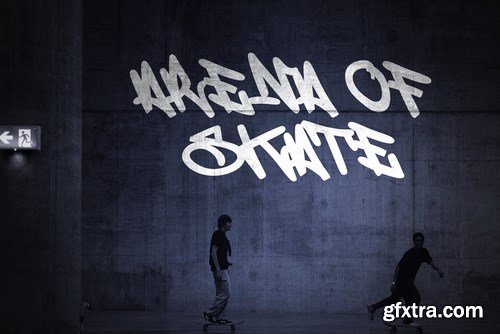 Jamstreet - Monoline Graffiti Font