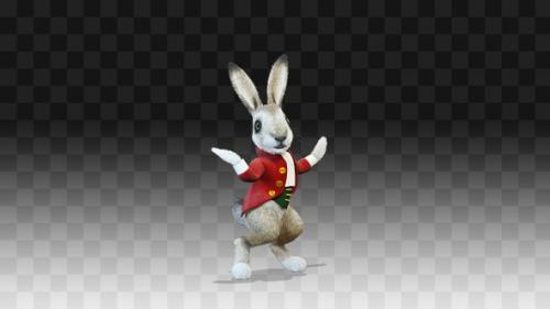 Videohive - Rabbit Oliver Simple Dance - 32373210 - 32373210