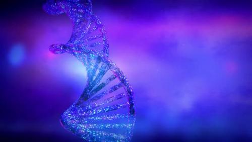 Videohive - Close-Up Of A Fragment Of A DNA Strand 4K - 32385872 - 32385872