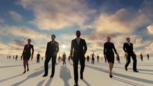 Videohive - Successful Business People Walking Towards Camera - 32395838 - 32395838