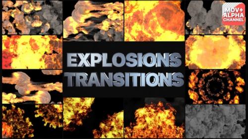 Videohive - Explosion Transitions | Motion Graphics - 32396831 - 32396831