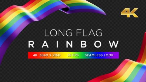 Videohive - Long Flag Rainbow - 32398456 - 32398456