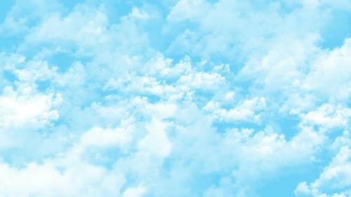 Videohive - 4k Flying Along The Clouds - 32399503 - 32399503