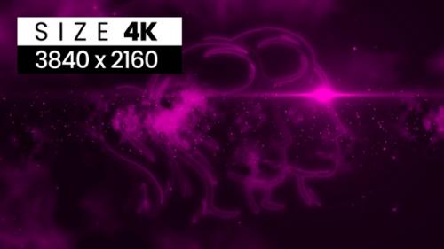 Videohive - Gemini Zodiac Space 4K - 32407981 - 32407981