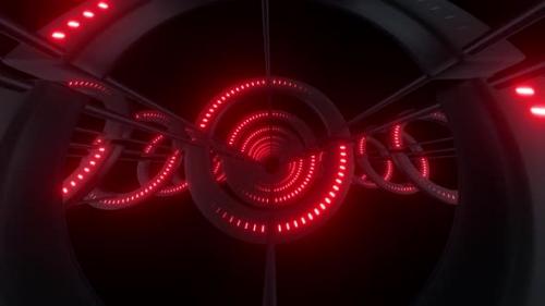 Videohive - 4k Colored Radial Neon Lights Tunnels Pack - 32427803 - 32427803