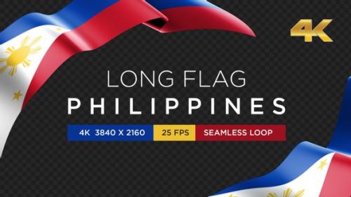 Videohive - Long Flag Philippines - 32440913 - 32440913