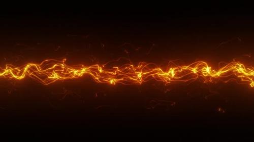 Videohive - Abstract Fire Streaks Background Loop - 32442764 - 32442764