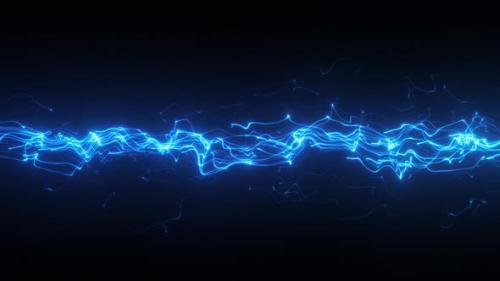 Videohive - Particle Streaks Background Loop - 32442766 - 32442766