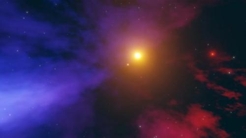 Videohive - Space Flight Through the Nebula in Space - 32444959 - 32444959