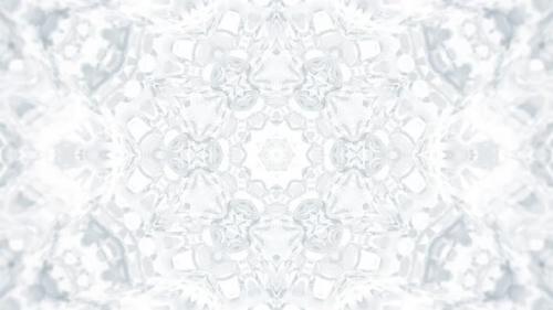 Videohive - White Kaleidoscopic Abstract Background - 32471449 - 32471449