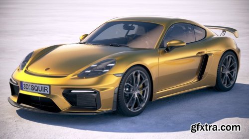 Porsche 718 Cayman GT4 2020 3d model