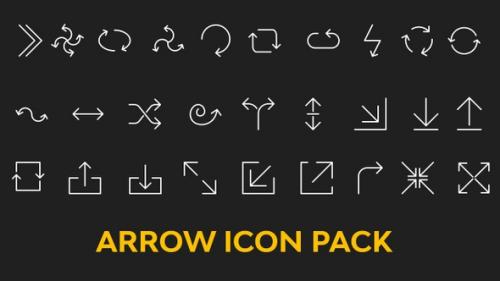 Videohive - Arrows Icon Pack - 32485476 - 32485476