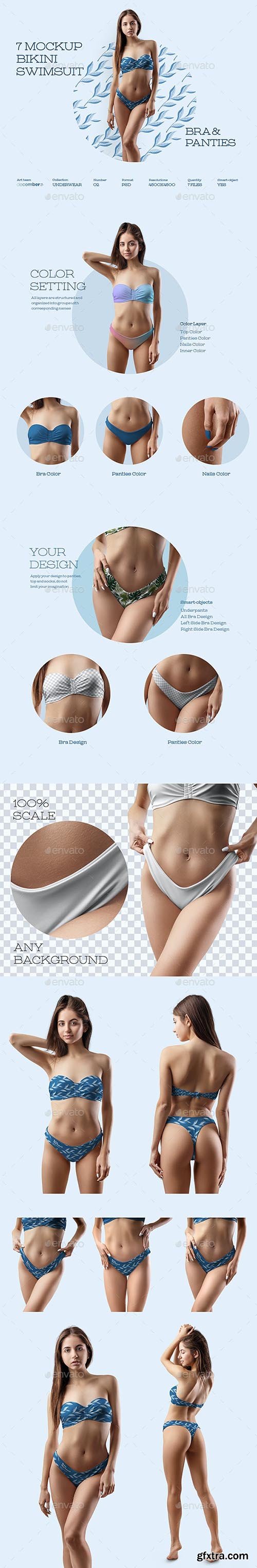 GraphicRiver - 7 Mockups Bikini Swimsuit 31849939