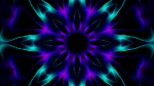 Videohive - Vj Neon Kaleidoscope Loop 4K 06 - 32486540 - 32486540