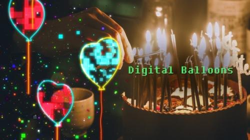 Videohive - Digital Balloons - 32488265 - 32488265