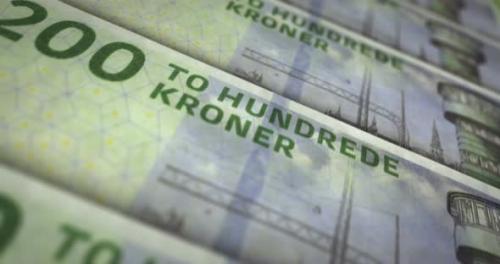 Videohive - Danish krona money banknote surface loop - 32491409 - 32491409