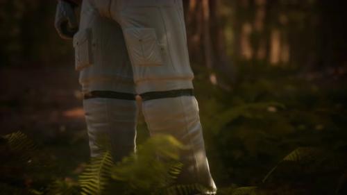 Videohive - Lonely Astronaut in Dark Forest - 32497745 - 32497745