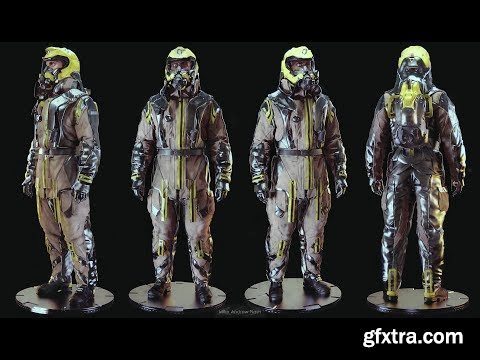 Gumroad – Futuristic Fireman Character Concept Tutorial by Mike Andrew Nash