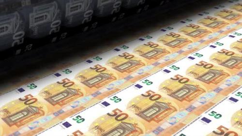 Videohive - Printing Money Euro Banknotes - 32495728 - 32495728