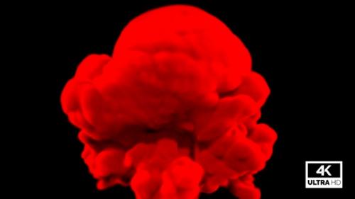 Videohive - Red Smoke Explosion V2 - 32497873 - 32497873