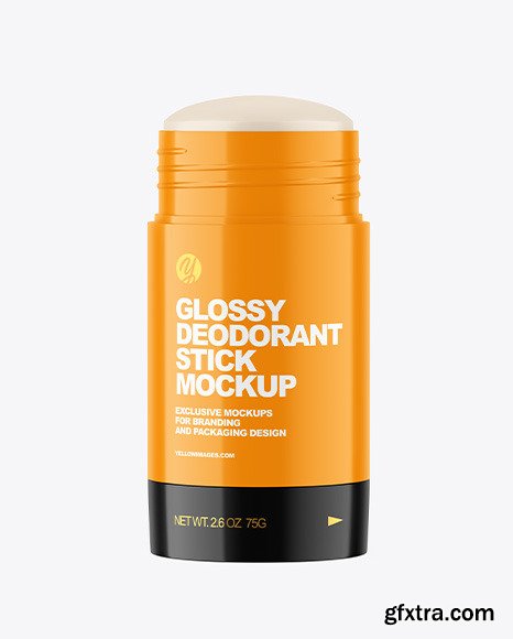 70g Glossy Plastic Deodorant Stick Mockup 84138