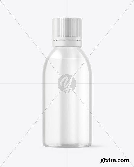 Clear Plastic Bottle Mockup 84408