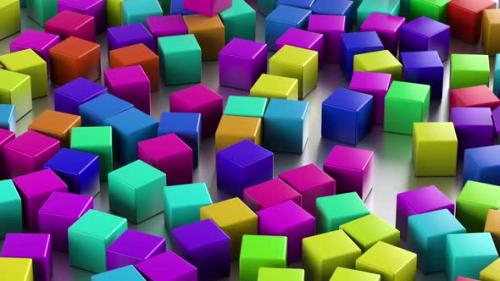 Videohive - Abstract Colorful Cubes - 32502069 - 32502069