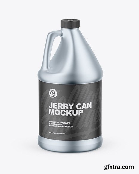 Metallic Jerry Can Mockup 84422