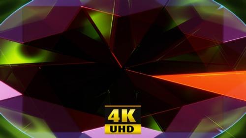 Videohive - Multicolored Crystal 4K - 32502164 - 32502164