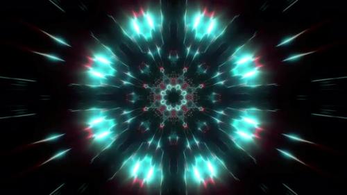 Videohive - Fast Speed Pass Through Fractal Tunnel Loop 4K 02 - 32503475 - 32503475